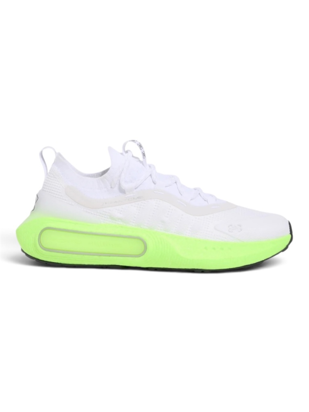 NWB-UNDER ARMOUR HOVR PHANTOM 4 / MEN'S SHOES /WHITE-HTPER GREEN / SIZE: 9